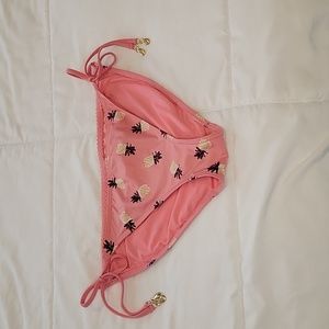 Kate Spade Laniakea Pineapple  Bikini  Bottoms SZ LG